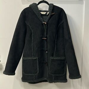 L. L. Bean Women’s Black Sherpa Coat